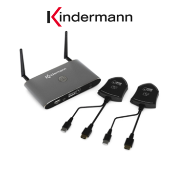 KIndermann Klick & Show K 42H Kit, Base Unit, 2 stk. HDMI dongler